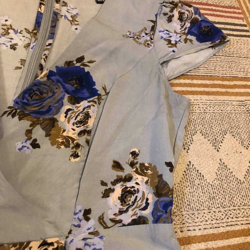 Forever 21 floral romper.